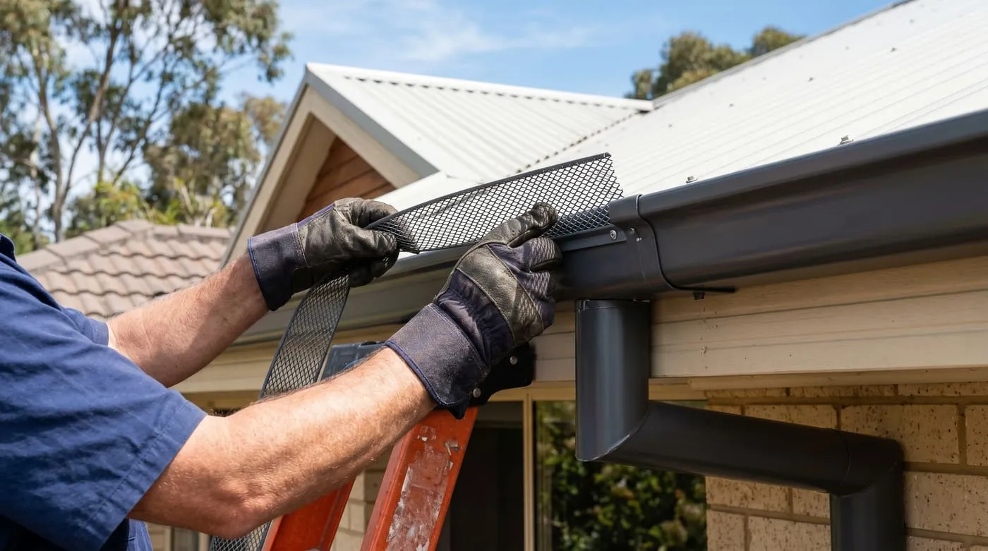 Gutter & Gutter Guard work by Darling Downs Roofing in Toowoomba