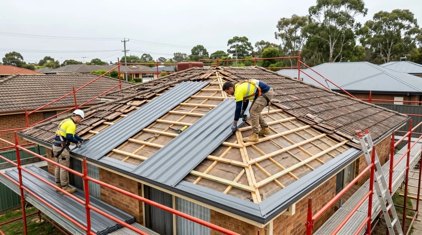 Roof Replacement work by Darling Downs Roofing in Toowoomba