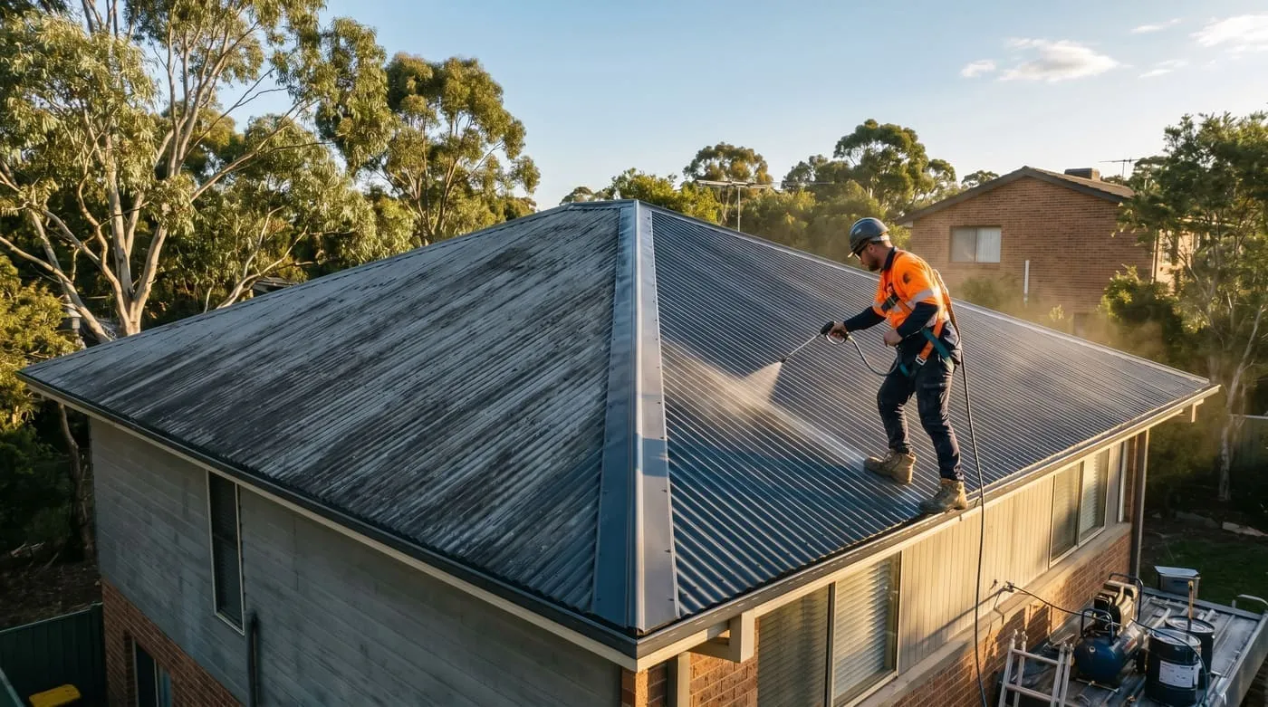 Roof Restoration work by Darling Downs Roofing in Toowoomba