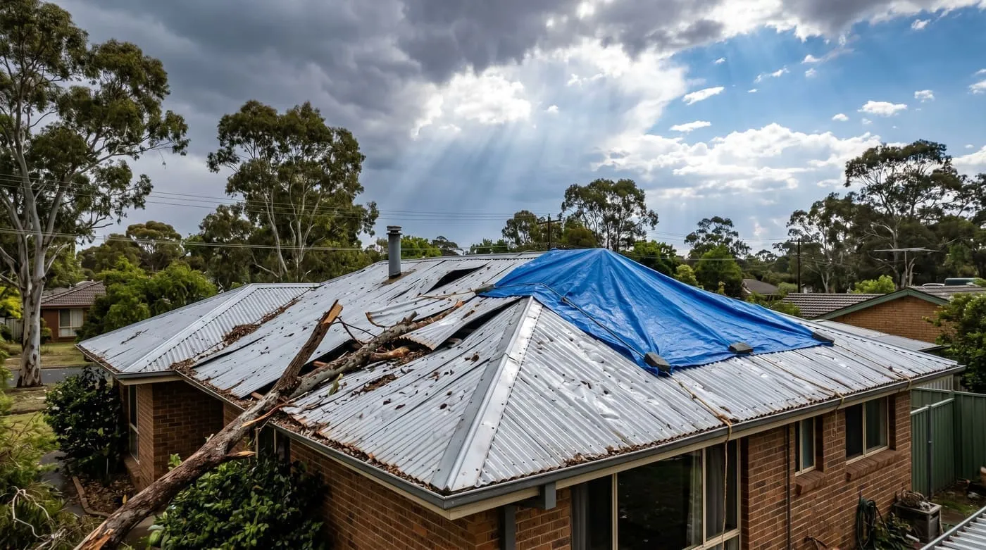 Storm Damage Repair work by Darling Downs Roofing in Toowoomba